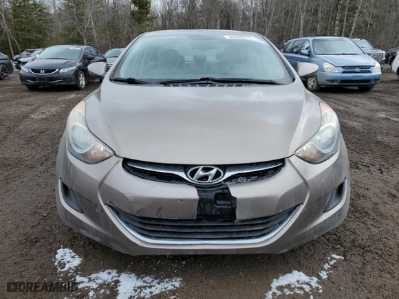2013 Hyundai Elantra GLS PZEV with VIN 5NPDH4AEXDH290462, listed as a Copart auction lot 50045275 with 162,585 mi miles and Clean Title. Bid and sale history available at carsss.com. Image 5.