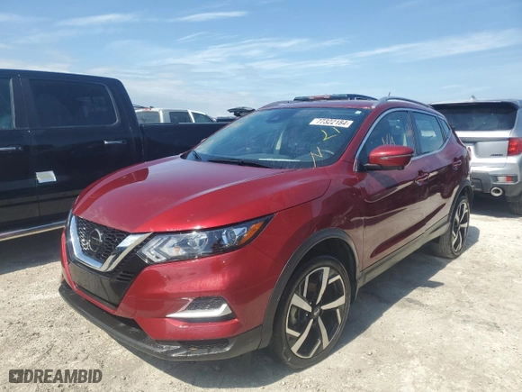 2022 Nissan Rogue Sport SL with VIN JN1BJ1CV2NW352443, listed as a Copart auction lot 77322184 with 15,744 mi miles and Non Repairable. Bid and sale history available at carsss.com. Image 1.
