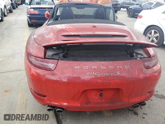 2014 Porsche 911 Carrera S with VIN WP0CB2A9XES154288, listed as a Copart auction lot 74562834 with 0 mi miles and Non Repairable. Bid and sale history available at carsss.com. Image 6.