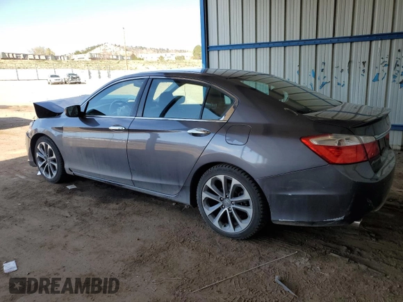 2013 Honda Accord Sport with VIN 1HGCR2F52DA273461, listed as a Copart auction lot 52364325 with 92,577 mi miles and Salvage Title. Bid and sale history available at DreamBid. Image 2.