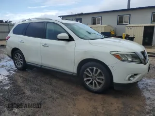 2016 Nissan Pathfinder SV with VIN 5N1AR2MN2GC641599, listed as a Copart auction lot 53649455 with 74,522 mi miles and Clean Title. Bid and sale history available at carsss.com. Image 4.