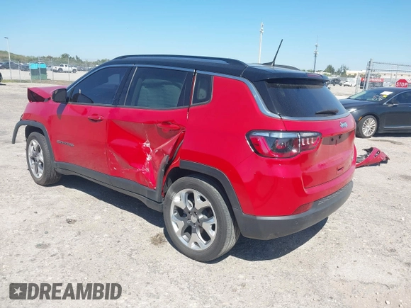 2021 Jeep Compass Limited with VIN 3C4NJCCB0MT577265, listed as a IAAI auction lot 41767947 with 32,304 mi miles. Bid and sale history available at carsss.com. Image 3.