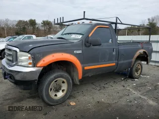 2002 Ford F-250 XL with VIN 1FTNF21L42EC09918, listed as a Copart auction lot 47365425 with 169,115 mi miles and Salvage title. Bid and sale history available at DreamBid. Image 1.