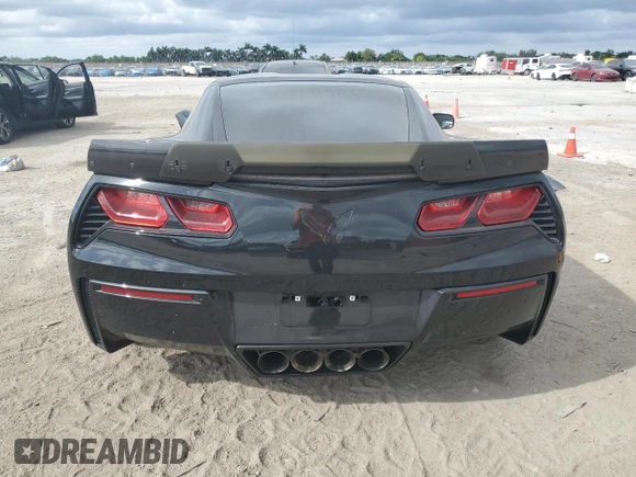 2018 Chevrolet Corvette 3LT with VIN 1G1YF2D73J5104435, listed as a Copart auction lot 81418874 with 46,855 mi miles and Non Repairable. Bid and sale history available at carsss.com. Image 6.