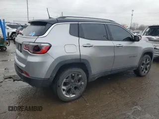 2020 Jeep Compass Limited with VIN 3C4NJDCB4LT119930, listed as a Copart auction lot 52212935 with 120,642 mi miles and Salvage Title. Bid and sale history available at DreamBid. Image 3.