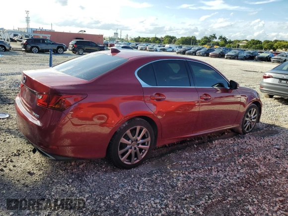 2015 Lexus GS 350 with VIN JTHCE1BL9FA001290, listed as a Copart auction lot 76063404 with 133,261 mi miles and Salvage Title. Bid and sale history available at carsss.com. Image 3.