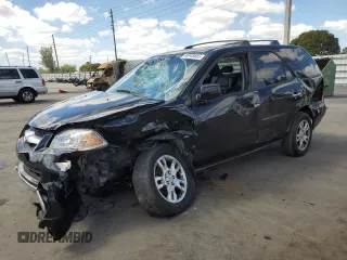 2005 Acura MDX Touring with VIN 2HNYD18885H547960, listed as a Copart auction lot 49948855 with 301,308 mi miles and Salvage Title. Bid and sale history available at carsss.com. Image 1.