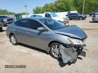 2013 Nissan Sentra SV with VIN 3N1AB7AP1DL674589, listed as a Copart auction lot 52261455 with 147,533 mi miles and Salvage Title. Bid and sale history available at DreamBid. Image 4.