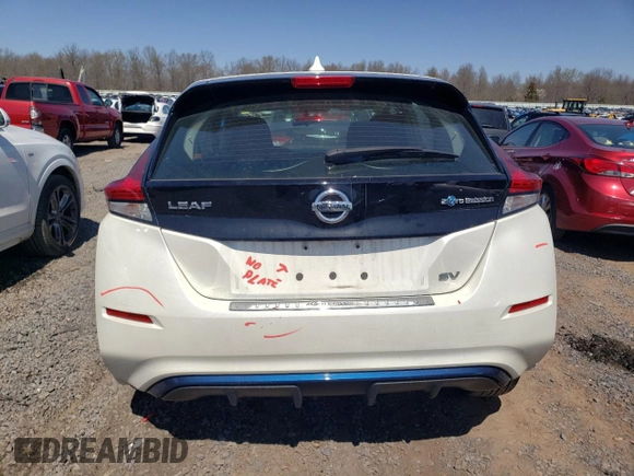 2018 Nissan LEAF SL with VIN 1N4AZ1CP6JC304951, listed as a Copart auction lot 52515045 with 72,331 mi miles and Salvage Title. Bid and sale history available at DreamBid. Image 6.