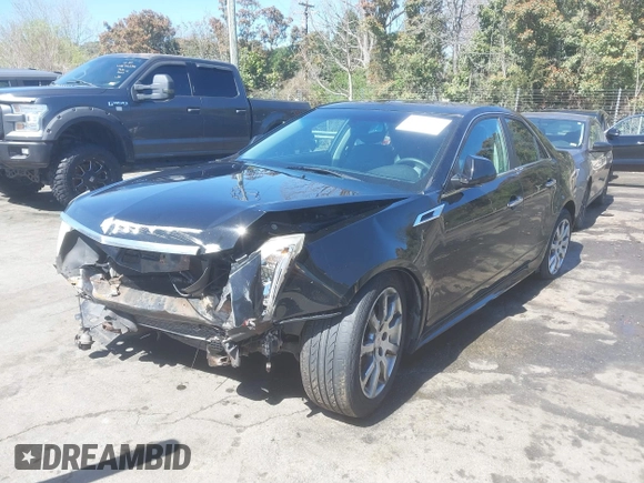 2012 Cadillac CTS Sedan Luxury with VIN 1G6DG5E54C0125699, listed as a IAAI auction lot 41827629 with 205,337 mi miles. Bid and sale history available at carsss.com. Image 2.