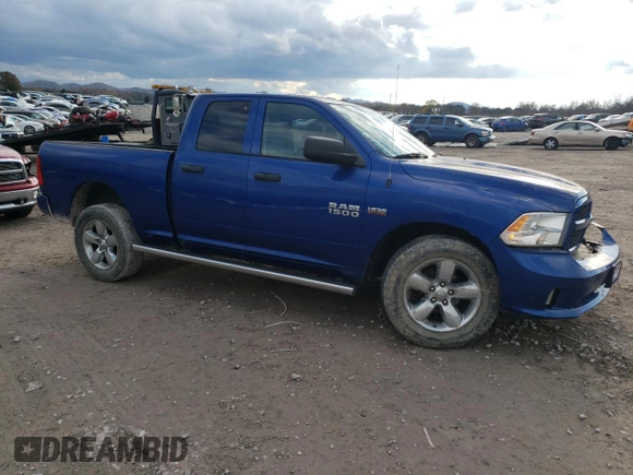 2016 Ram 1500 Tradesman with VIN 1C6RR7FT5GS301862, listed as a Copart auction lot 81231184 with 63,047 mi miles and Salvage title. Bid and sale history available at DreamBid. Image 4.