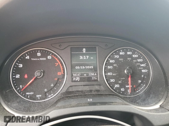 2017 Audi A3 Premium Plus z VIN WAUJ8GFF4H1029389, wystawiony jako Copart lot #57770385 z przebiegiem 94 147 mil mil oraz Szkoda całkowita • Salvage title. Historia ofert i sprzedaży dostępna na DreamBid. Obrazek 9.
