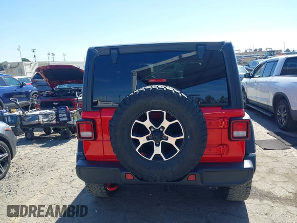 2022 Jeep Wrangler Unlimited Rubicon с VIN 1C4HJXFN5NW129979, выставлен на аукционе IAAI как лот 41725512 с пробегом 36 578 миль миль и . История ставок и продаж доступна на DreamBid. Изображение 16.