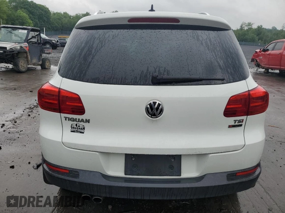 2017 Volkswagen Tiguan Wolfsburg Edition with VIN WVGSV7AX9HW512214, listed as a Copart auction lot 60062865 with 62,667 mi miles and Salvage title. Bid and sale history available at DreamBid. Image 6.