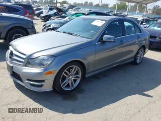 2012 Mercedes-Benz C-Class C 250 Sport with VIN WDDGF4HB2CA619424, listed as a IAAI auction lot 42087550 with 96,962 mi miles. Bid and sale history available at carsss.com. Image 2.