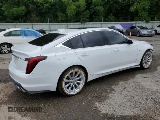 2020 Cadillac CT5 Luxury with VIN 1G6DW5RK7L0151829, listed as a Copart auction lot 58823325 with 78,054 mi miles and Salvage title. Bid and sale history available at DreamBid. Image 3.