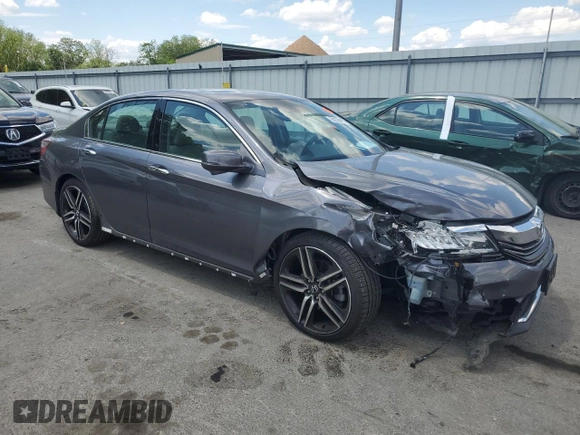 2016 Honda Accord Touring z VIN 1HGCR3F94GA020011, wystawiony jako Copart lot #56228415 z przebiegiem 85 941 mil mil oraz Szkoda całkowita • Salvage title. Historia ofert i sprzedaży dostępna na DreamBid. Obrazek 4.