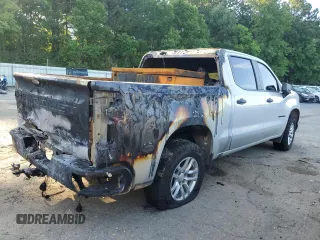 2021 Chevrolet Silverado 1500 Work Truck with VIN 1GCUYAEF1MZ189238, listed as a Copart auction lot 62217434 with Not Provided miles and Salvage Title. Bid and sale history available at DreamBid. Image 3.