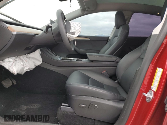 2024 Tesla Model Y Long Range с VIN 7SAYGDEE5RA251895, выставлен на аукционе Copart как лот 50180245 с пробегом 14 199 миль миль и Списание • Salvage title. История ставок и продаж доступна на DreamBid. Изображение 7.