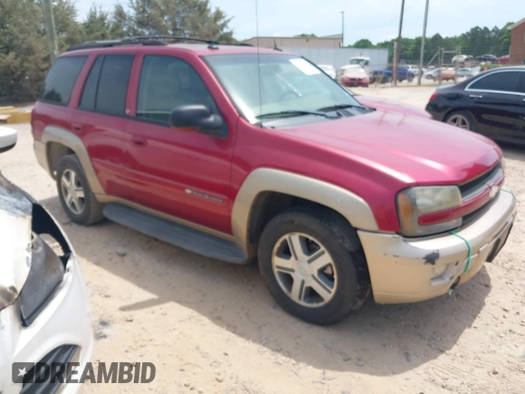 2004 Chevrolet TrailBlazer LS with VIN 1GNDT13S042190606, listed as a IAAI auction lot 42165900 with 298,141 mi miles. Bid and sale history available at carsss.com. Image 1.