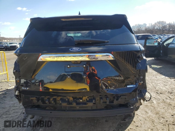 2020 Ford Explorer XLT with VIN 1FMSK8DH4LGD13836, listed as a Copart auction lot 45087505 with 79,251 mi miles and Salvage Title. Bid and sale history available at carsss.com. Image 6.