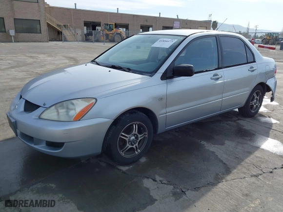 2004 Mitsubishi Lancer ES with VIN JA3AJ26E54U052124, listed as a IAAI auction lot 41804473 with 165,786 mi miles. Bid and sale history available at carsss.com. Image 20.