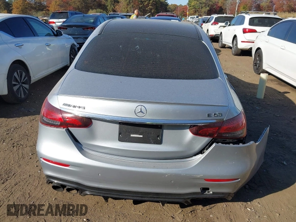 2021 Mercedes-Benz E-Class AMG E 53 with VIN W1KZF6BB6MA953017, listed as a IAAI auction lot 40640666 with 41,805 mi miles. Bid and sale history available at carsss.com. Image 16.