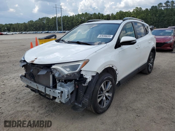 2018 Toyota RAV4 XLE с VIN JTMWFREV8JJ180020, выставлен на аукционе Copart как лот 62836635 с пробегом 58 983 миль миль и Списание • Salvage title. История ставок и продаж доступна на DreamBid. Изображение 1.