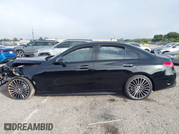 2024 Mercedes-Benz C 300 with VIN W1KAF4GB8RR174057, listed as a IAAI auction lot 41169566 with 9,340 mi miles and . Bid and sale history available at DreamBid. Image 14.