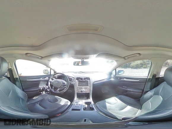 2018 Ford Fusion Titanium z VIN 3FA6P0D96JR155318, wystawiony jako Copart lot #53740505 z przebiegiem 86 567 mil mil oraz Szkoda całkowita • Salvage title. Historia ofert i sprzedaży dostępna na DreamBid. Obrazek 14.