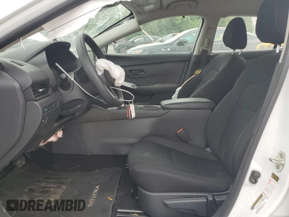 2024 Nissan Sentra S with VIN 3N1AB8BV5RY298704, listed as a Copart auction lot 56696355 with 15,551 mi miles and Clean Title. Bid and sale history available at DreamBid. Image 7.