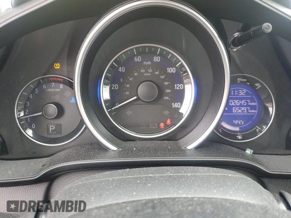 2016 Honda Fit EX-L with VIN 3HGGK5H80GM705311, listed as a Copart auction lot 45185035 with 26,457 mi miles and Salvage title. Bid and sale history available at DreamBid. Image 9.