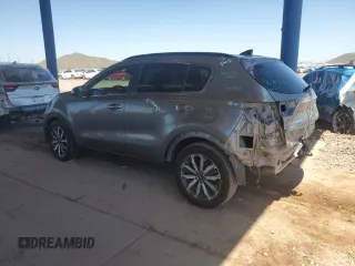 2019 Kia Sportage EX with VIN KNDPN3AC3K7542214, listed as a Copart auction lot 64037615 with 39,310 mi miles and Salvage title. Bid and sale history available at DreamBid. Image 2.
