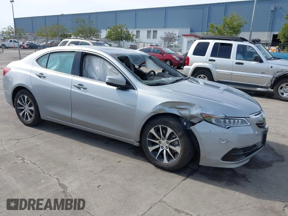 2017 Acura TLX w/Technology Pkg with VIN 19UUB1F55HA003584, listed as a IAAI auction lot 41812536 with 23,192 mi miles. Bid and sale history available at carsss.com. Image 1.