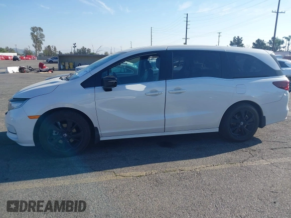 2023 Honda Odyssey Sport z VIN 5FNRL6H77PB011088, wystawiony jako IAAI lot #41883596 z przebiegiem 80 528 mil mil oraz . Historia ofert i sprzedaży dostępna na DreamBid. Obrazek 15.
