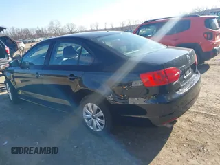 2014 Volkswagen Jetta Sedan S with VIN 3VW1K7AJ8EM373383, listed as a IAAI auction lot 41731528 with 51,030 mi miles. Bid and sale history available at carsss.com. Image 3.