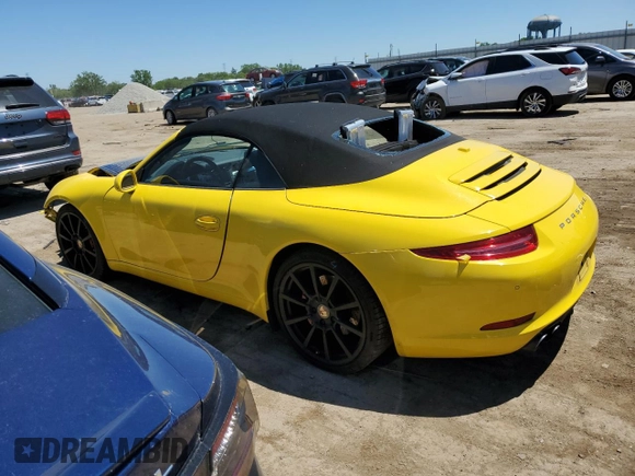 2012 Porsche 911 991 Carrera with VIN WP0CA2A96CS140582, listed as a Copart auction lot 58090164 with 80,447 mi miles and Salvage Title. Bid and sale history available at carsss.com. Image 2.