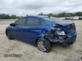 2017 Hyundai Accent SE with VIN KMHCT4AE5HU279435, listed as a Copart auction lot 87079404 with 126,166 mi miles and Salvage Title. Bid and sale history available at carsss.com. Image 2.