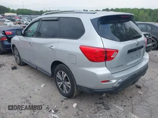 2017 Nissan Pathfinder SV with VIN 5N1DR2MM9HC648975, listed as a IAAI auction lot 42042921 with 125,057 mi miles. Bid and sale history available at carsss.com. Image 3.