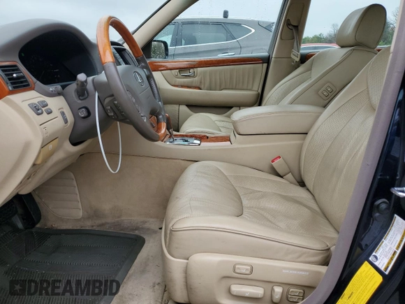 2005 Lexus LS 430 z VIN JTHBN36F255003577, wystawiony jako Copart lot #61298935 z przebiegiem 106 790 mil mil oraz Czysty tytuł • Clean title. Historia ofert i sprzedaży dostępna na DreamBid. Obrazek 7.