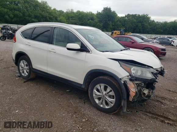 2013 Honda CR-V EX-L z VIN 5J6RM4H77DL001777, wystawiony jako Copart lot #54986735 z przebiegiem 157 113 mil mil oraz Szkody całkowita. Historia ofert i sprzedaży dostępna na DreamBid. Obrazek 4.