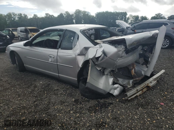 2002 Chevrolet Monte Carlo LS with VIN 2G1WW12E529272486, listed as a Copart auction lot 63662575 with Not provided miles and Salvage title. Bid and sale history available at DreamBid. Image 2.