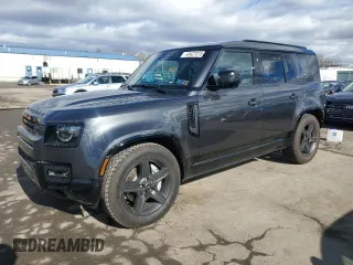 2024 Land Rover Defender X-Dynamic SE with VIN SALE27EU6R2351509, listed as a Copart auction lot 43427315 with 3,300 mi miles and Salvage Title. Bid and sale history available at carsss.com. Image 1.