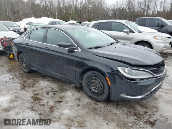 2015 Chrysler 200 Limited with VIN 1C3CCCAGXFN678871, listed as a Copart auction lot 46628965 with 157,390 mi miles and Clean Title. Bid and sale history available at carsss.com. Image 4.