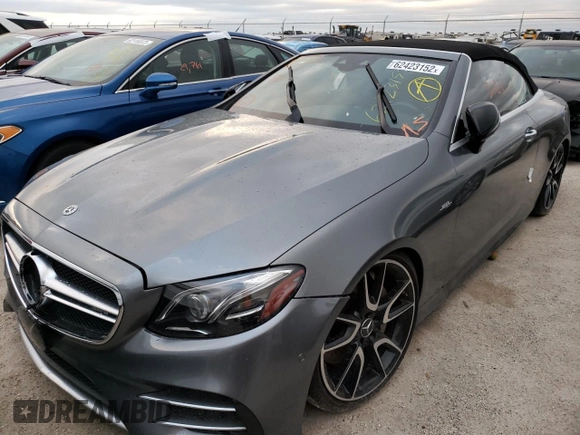 2019 Mercedes-Benz E 53 AMG with VIN WDD1K6BB5KF086265, listed as a Copart auction lot 62423152 with Not Provided miles and . Bid and sale history available at DreamBid. Image 2.