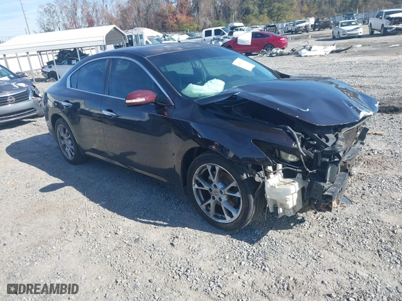 2012 Nissan Maxima 3.5 SV with VIN 1N4AA5AP3CC826506, listed as a IAAI auction lot 41093387 with 231,964 mi miles. Bid and sale history available at carsss.com. Image 1.