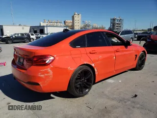2018 BMW 4 Series 430i xDrive with VIN WBA4J3C5XJBG97156, listed as a Copart auction lot 49864185 with 125,227 mi miles and Salvage Title. Bid and sale history available at DreamBid. Image 3.