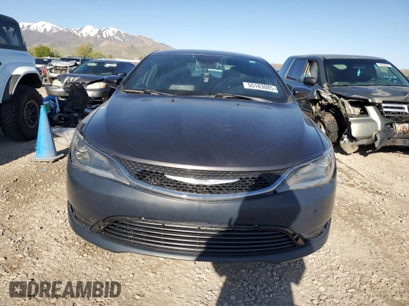 2015 Chrysler 200 S with VIN 1C3CCCDG9FN601579, listed as a Copart auction lot 55183085 with 119,010 mi miles and Clean Title. Bid and sale history available at carsss.com. Image 5.