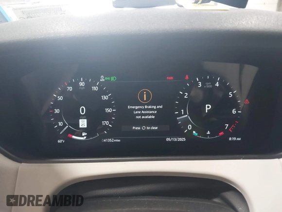 2023 Land Rover Range Rover Velar R-Dynamic S with VIN SALYT2EX1PA350889, listed as a IAAI auction lot 42235517 with 41,352 mi miles and . Bid and sale history available at DreamBid. Image 7.