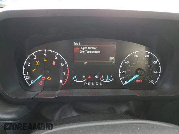2022 Ford Maverick XL with VIN 3FTTW8E9XNRA77225, listed as a Copart auction lot 42162615 with 43,683 mi miles and Salvage Title. Bid and sale history available at DreamBid. Image 9.